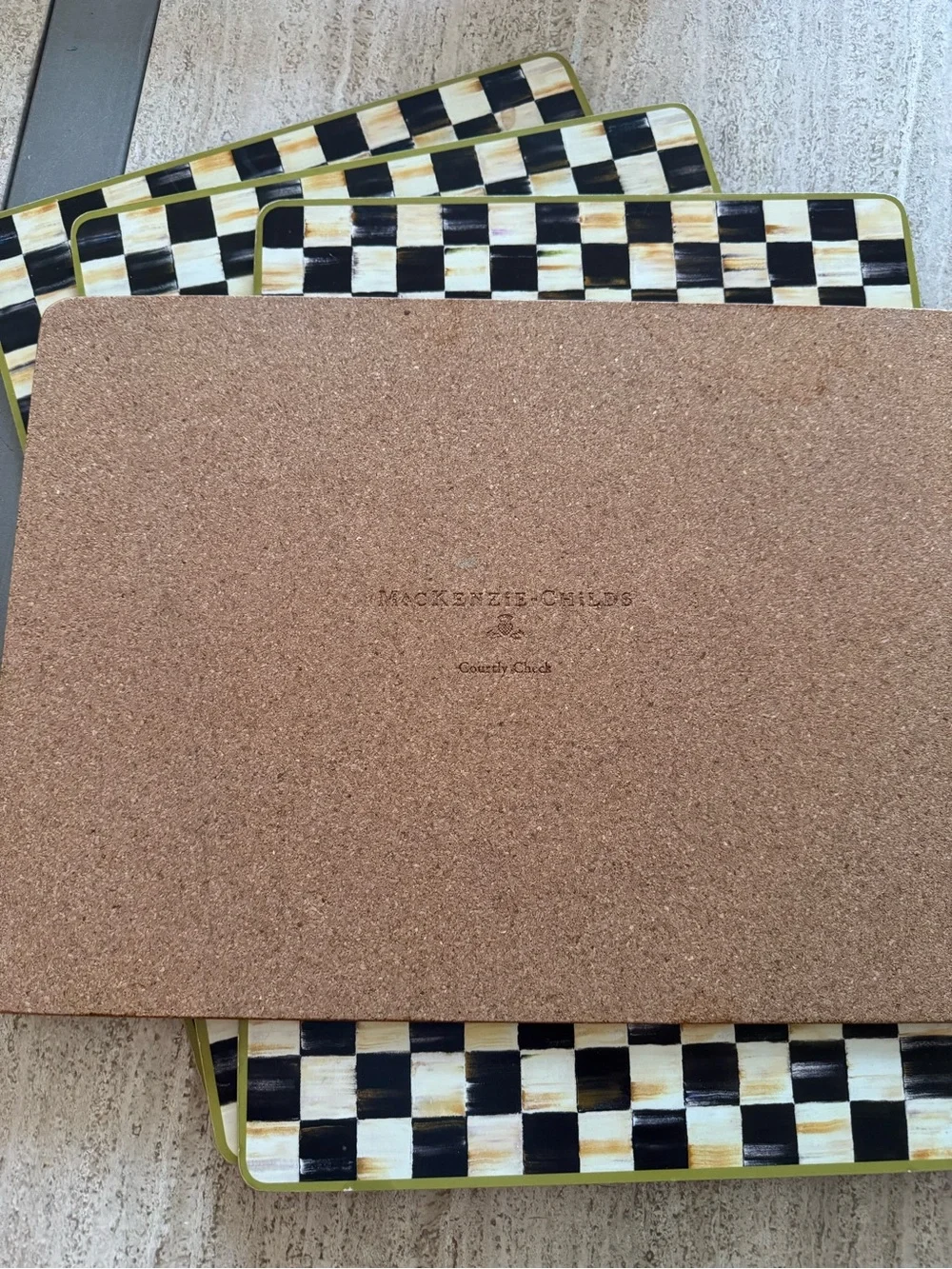 Mackenzie-Child’s Courtly Check Placemat Set of 4